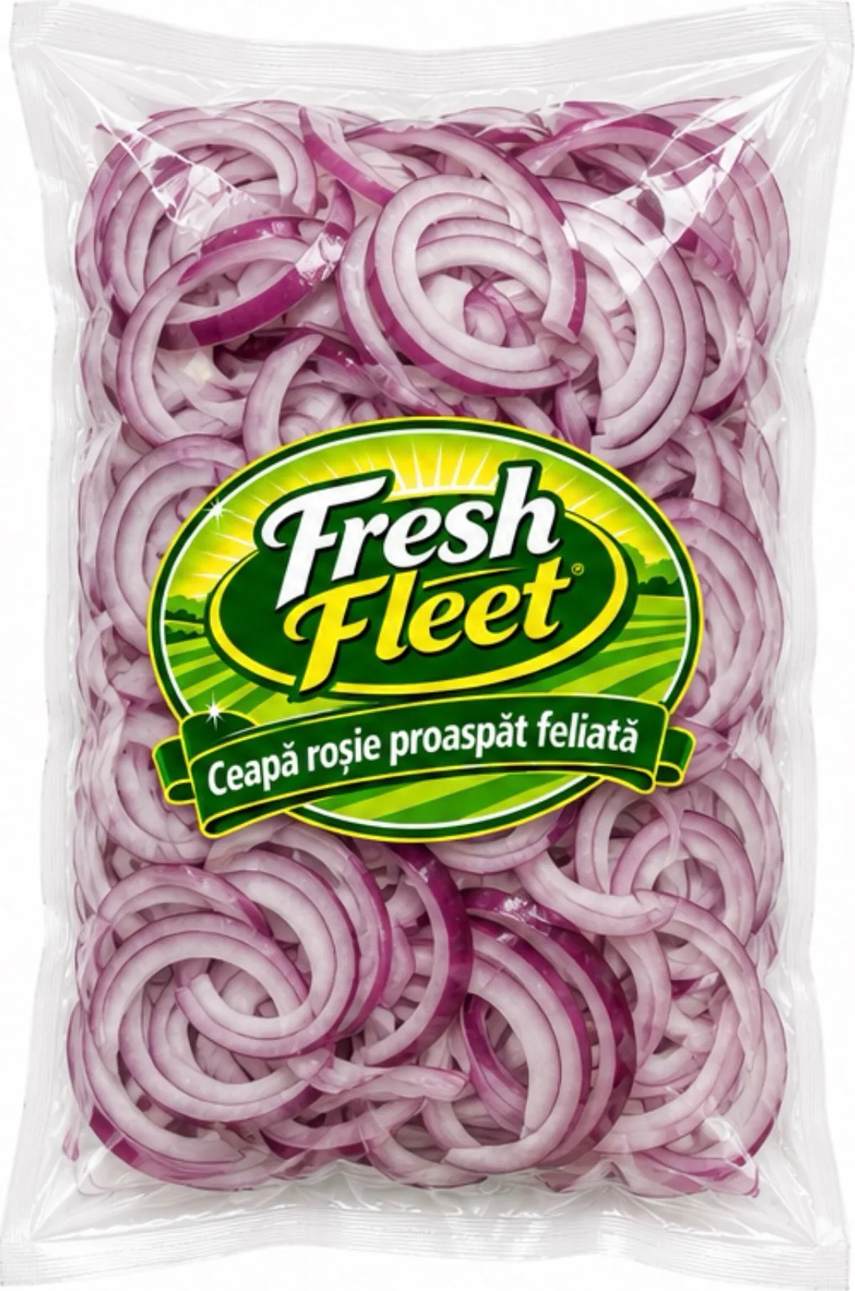 Ceapă roșie feliată, gata de folosit, Fresh Fleet